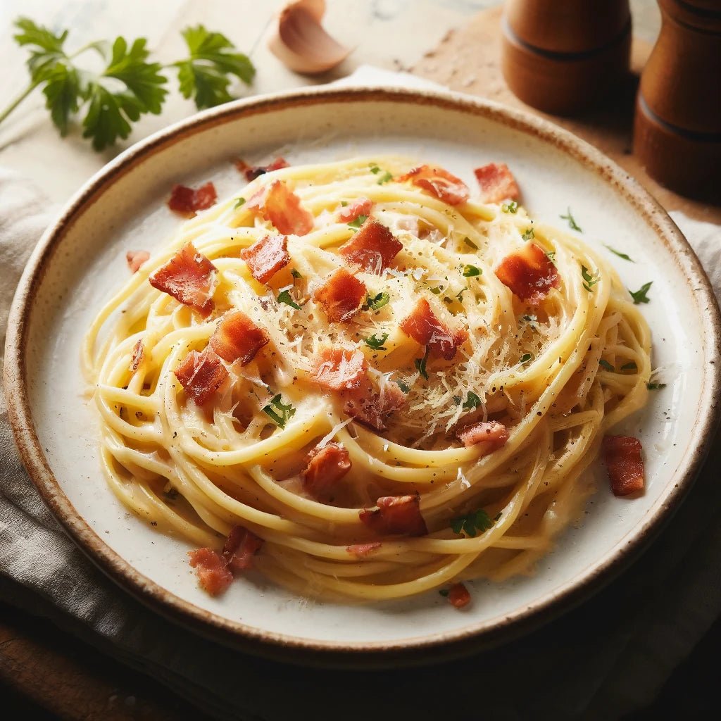 Authentic Spaghetti Carbonara Recipe - Pinocchio's Pantry - Authentic Italian Food