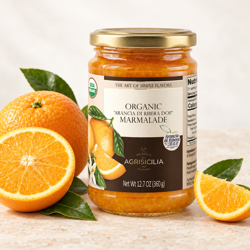 AGRISICILIA Organic Ribera D.O.P. Orange Marmalade