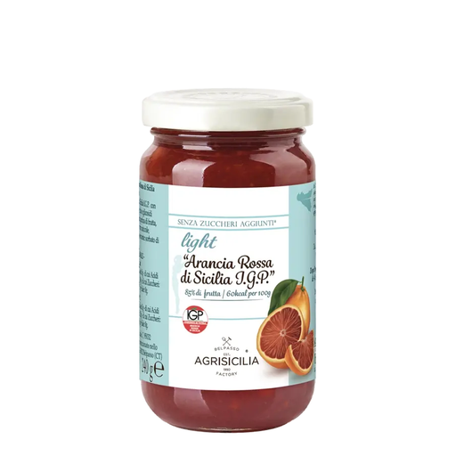 AGRISICILIA Sicilian Blood Orange IGP Spread Zero Added Sugar