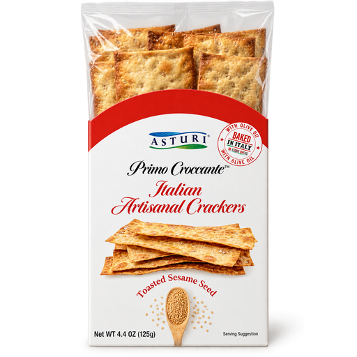 ASTURI Italian Crackers with Toasted Sesame Seed