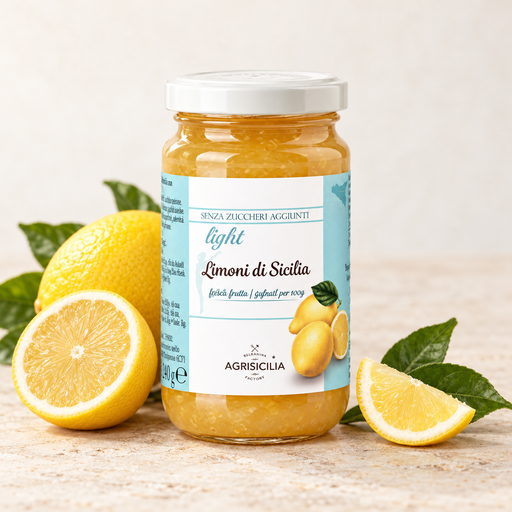 AGRISICILIA Sicilian Lemon Spread Zero Added Sugar