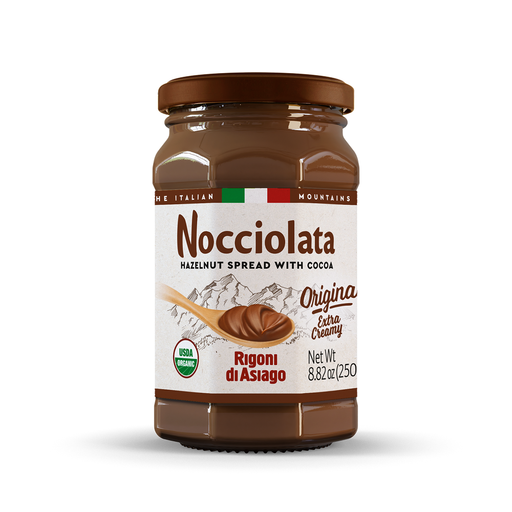 RIGONI Nocciolata Organic Hazelnut Cocoa Spread