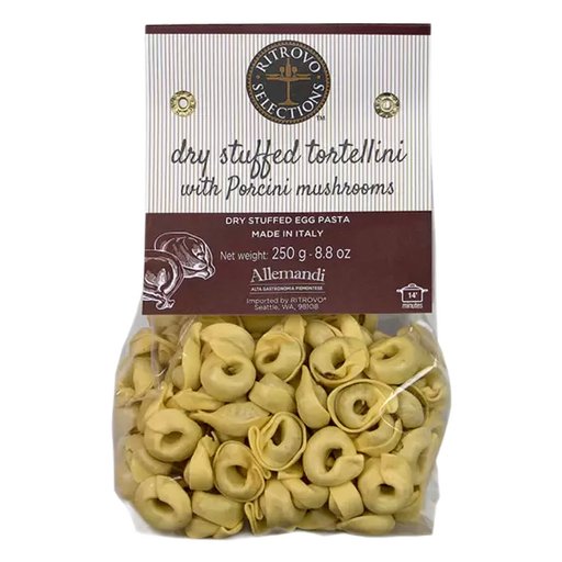 ALLEMANDI Tortellini with Porcini Mushrooms - 250g (8.8oz) - Pinocchio's Pantry - Authentic Italian Food