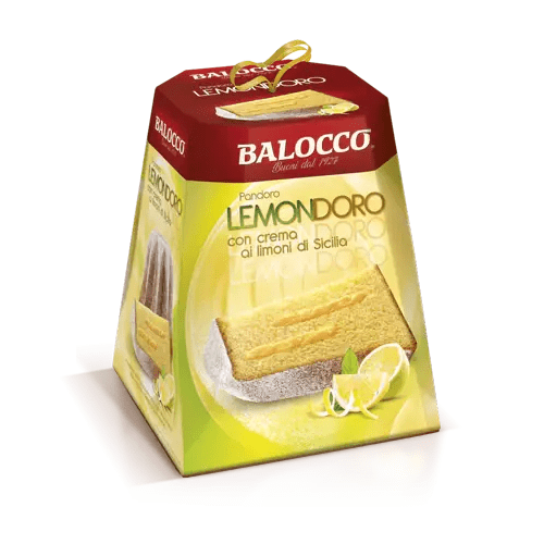 BALOCCO Pandoro Lemondoro - 800g (1.76lb) - Pinocchio's Pantry - Authentic Italian Food