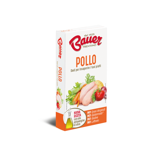 BAUER Chicken Flavored Stock Cubes - 60g (2.1oz) - Pinocchio's Pantry - Authentic Italian Food