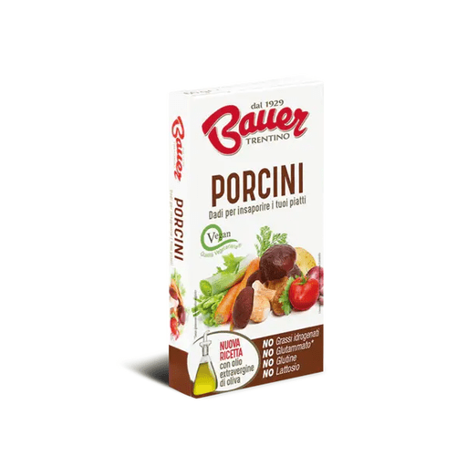 BAUER Porcini Mushroom Stock Cubes - 60g (2.1oz) - Pinocchio's Pantry - Authentic Italian Food
