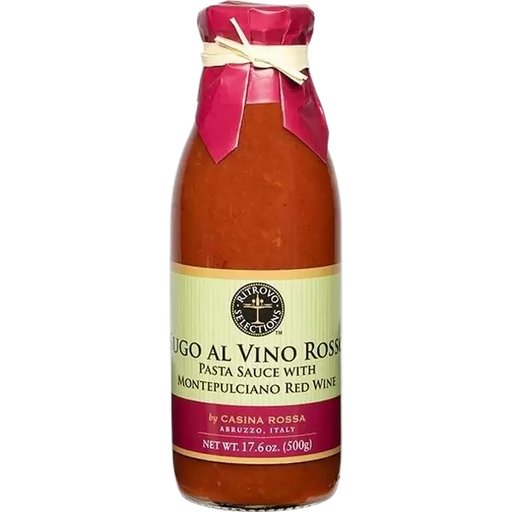 CASINA ROSSA Pasta Sauce with Montepulciano Red Wine - 500g (17.6oz) - Pinocchio's Pantry - Authentic Italian Food