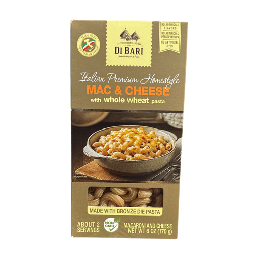 DI BARI Whole Wheat Mac & Cheese - 170g (6oz) - Pinocchio's Pantry - Authentic Italian Food