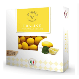 DI IORIO Almonds Lemon Flavor Coated - 100g (3.53oz) - Pinocchio's Pantry - Authentic Italian Food