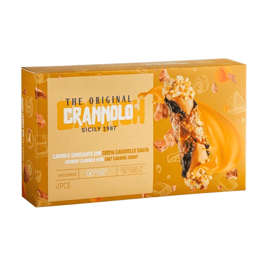 ETNADOLCE Sicilian Cannoli with Caramel - 150g (5.29oz) - Pinocchio's Pantry - Authentic Italian Food