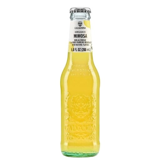 GALVANINA Organic Mimosa Base Non - Alcoholic - 200ml (6.8fl. oz) - Pinocchio's Pantry - Authentic Italian Food