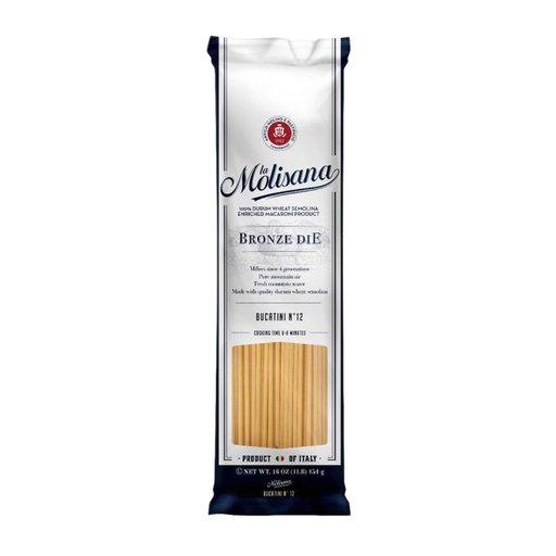LA MOLISANA Bucatini n.12 - 454g (1lb) - Pinocchio's Pantry - Authentic Italian Food