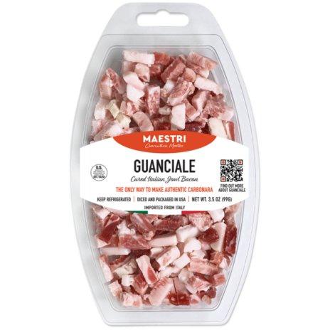 MAESTRI Italian Guanciale Strips - 99g (3.5oz) - Pinocchio's Pantry - Authentic Italian Food