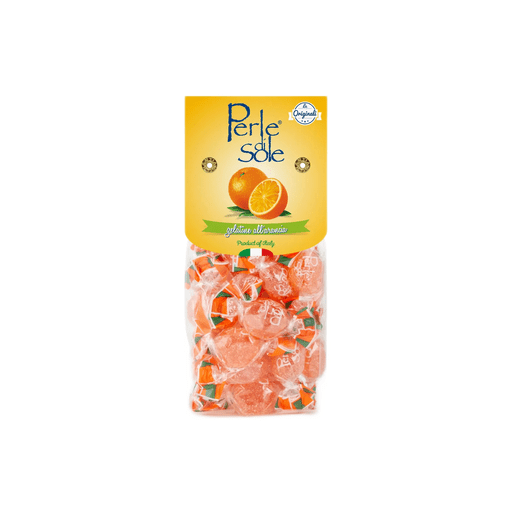 PERLE DI SOLE Orange Jellies - 200g (7oz) - Pinocchio's Pantry - Authentic Italian Food