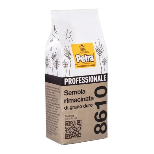 PETRA 8610HP Remilled Durum Wheat Semolina - 500g (1.1lb) - Pinocchio's Pantry - Authentic Italian Food
