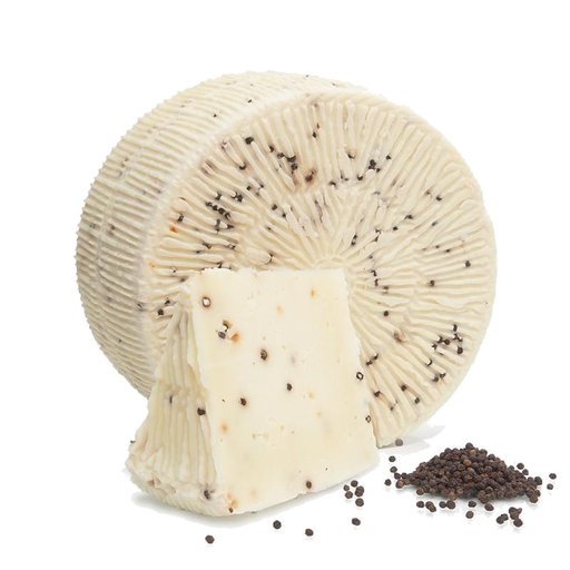 Primo Sale Semi Soft with Black Pepper - 2.5kg (5.5lb) - Pinocchio's Pantry - Authentic Italian Food