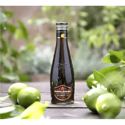 SAN PELLEGRINO Chinotto - 4 count - 200ml (6.8fl. oz) each - Pinocchio's Pantry - Authentic Italian Food