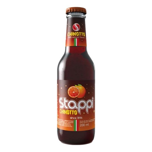 STAPPI Chinotto - 4 count - 200ml (6.8fl. oz) each - Pinocchio's Pantry - Authentic Italian Food