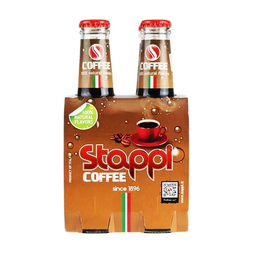 STAPPI Coffee Soda - 4 count - 200ml (6.8fl. oz) each - Pinocchio's Pantry - Authentic Italian Food