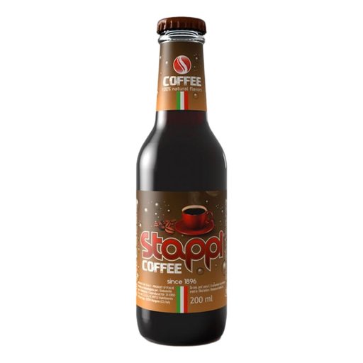 STAPPI Coffee Soda - 4 count - 200ml (6.8fl. oz) each - Pinocchio's Pantry - Authentic Italian Food