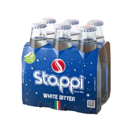 STAPPI White Bitter Soda - 6 count - 100ml (3.4fl. oz) each - Pinocchio's Pantry - Authentic Italian Food