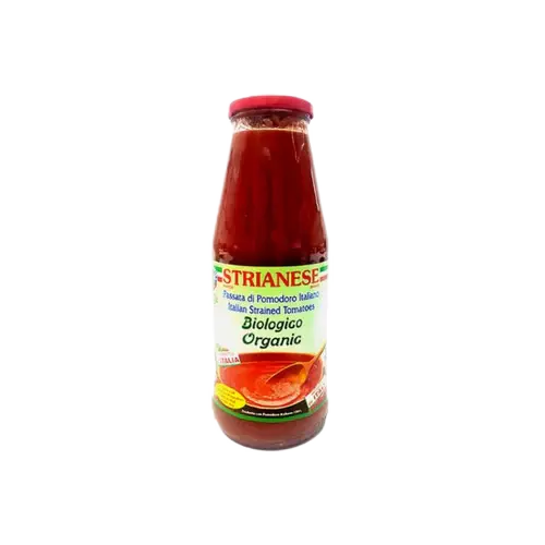 STRIANESE Organic Tomato Puree Passata - 680g (24oz) - Pinocchio's Pantry - Authentic Italian Food