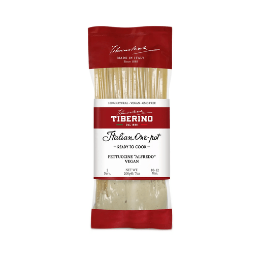 TIBERINO Creamy Vegan Fettuccine “Alfredo” - 200g (7oz) - Pinocchio's Pantry - Authentic Italian Food