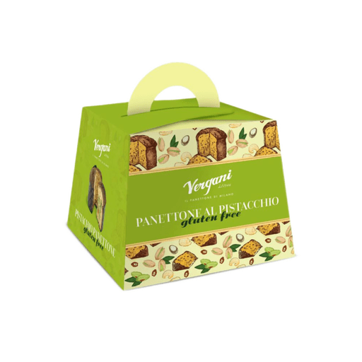 VERGANI Gluten Free Pistachio Panettone - 600g (21.1oz) - Pinocchio's Pantry - Authentic Italian Food