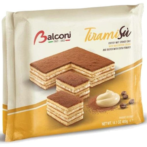 BALCONI Tiramisu Cake - 400g (14.1oz) - Pinocchio's Pantry - Authentic Italian Food