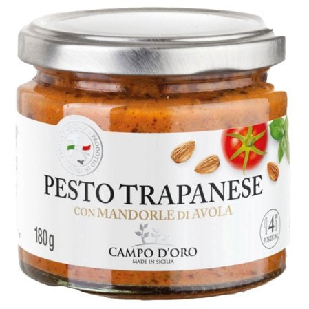 CAMPO D’ORO Trapanese Pesto - 180g (6.3oz) - Pinocchio's Pantry - Authentic Italian Food