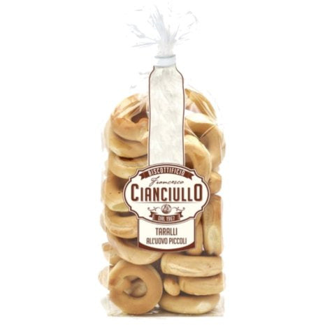 CIANCIULLO Small Egg Taralli - 110g (3.88oz) - Pinocchio's Pantry - Authentic Italian Food