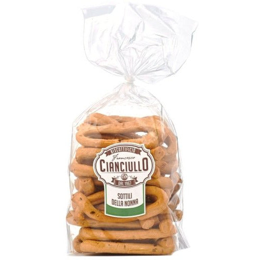 CIANCIULLO Sottili della Nonna Taralli - 400g (14.10oz) - Pinocchio's Pantry - Authentic Italian Food