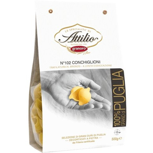 GRANORO Jumbo Shells - 500g (1.1lb) - Pinocchio's Pantry - Authentic Italian Food