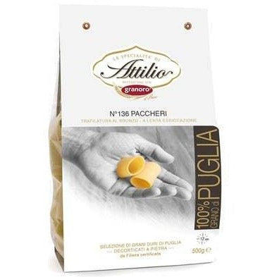 GRANORO Paccheri #136 - 500g (1.1lb) - Pinocchio's Pantry - Authentic Italian Food