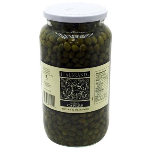 ITALBRAND Capers - 946g (33.4oz) - Pinocchio's Pantry - Authentic Italian Food