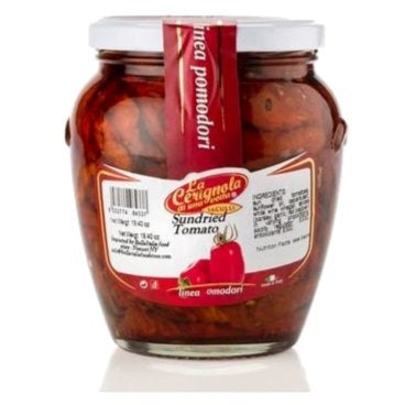 LA CERIGNOLA Sundried Tomatoes - 580g (19.40oz) - Pinocchio's Pantry - Authentic Italian Food