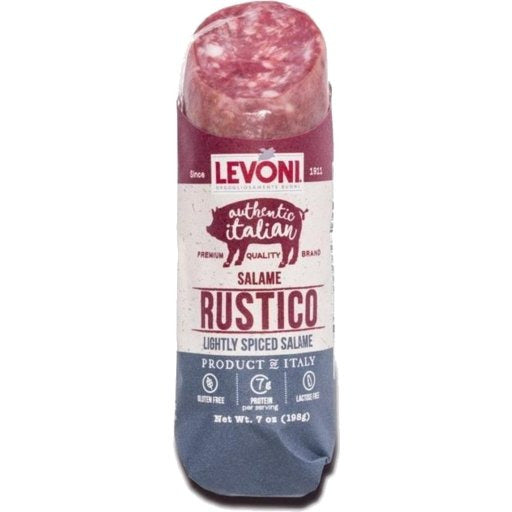 LEVONI Salame Rustico (Lightly Spiced Salame) - 198g (7oz) - Pinocchio's Pantry - Authentic Italian Food