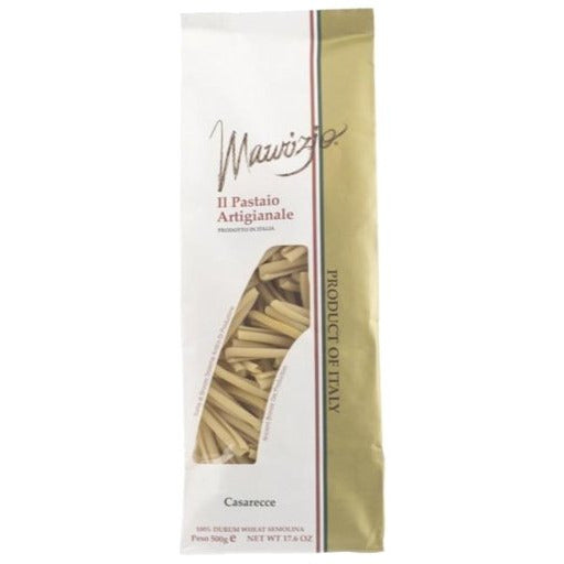 MAURIZIO Casarecce Pasta - 500g (1.1lb) - Pinocchio's Pantry - Authentic Italian Food