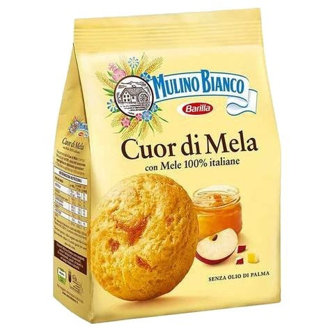 MULINO BIANCO Cuor di Mela Cookies - 250g (8.8oz) - Pinocchio's Pantry - Authentic Italian Food